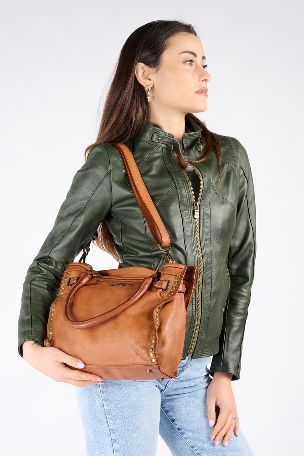 Botticelli Small Cuoio woman Barone firenze - 5