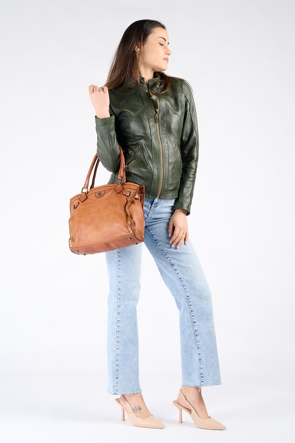 Botticelli Small Cuoio woman Barone firenze - 7