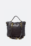 BRN - 050 Backpack in Black unisex Barone firenze - 9