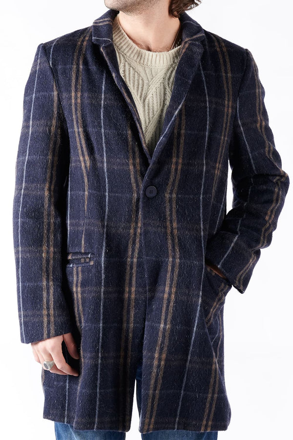 Men's Mixed Cashmere Classic Coat uomo Barone firenze