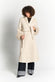 Cappotto Lungo Con Cintura e Manicotti Panna woman Barone firenze - 1