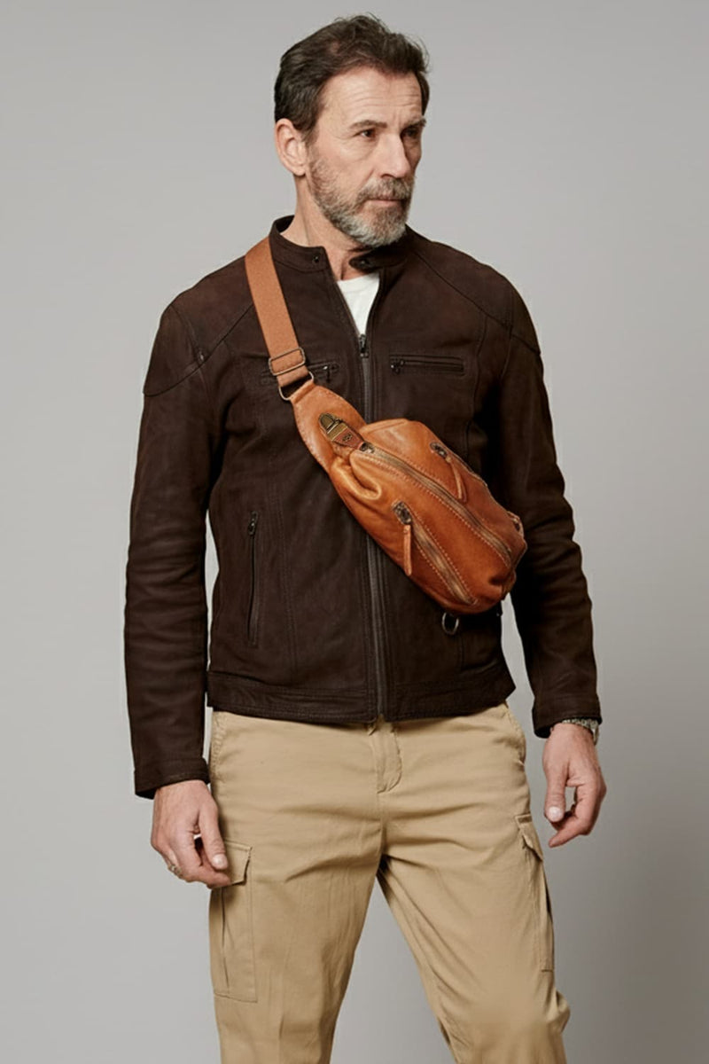 Certaldo Cuoio Pouch man Barone firenze - 2