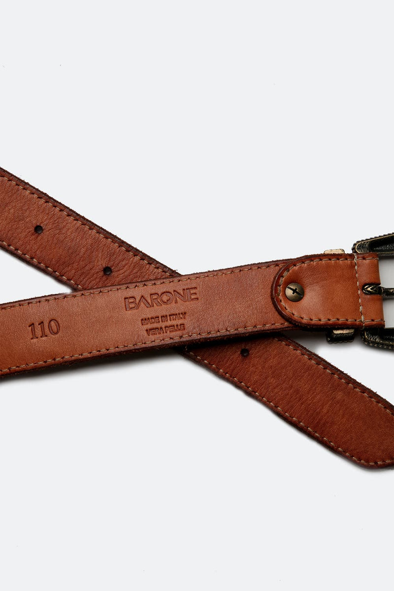 Dallas Women's Belt unisex Barone firenze - 2
