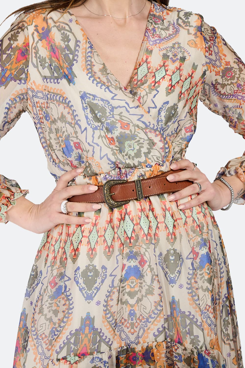Dallas Women's Belt unisex Barone firenze - 3
