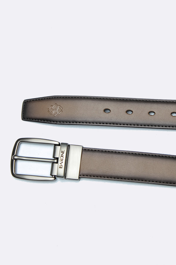 Men's Twist Belt Taupe man Barone firenze