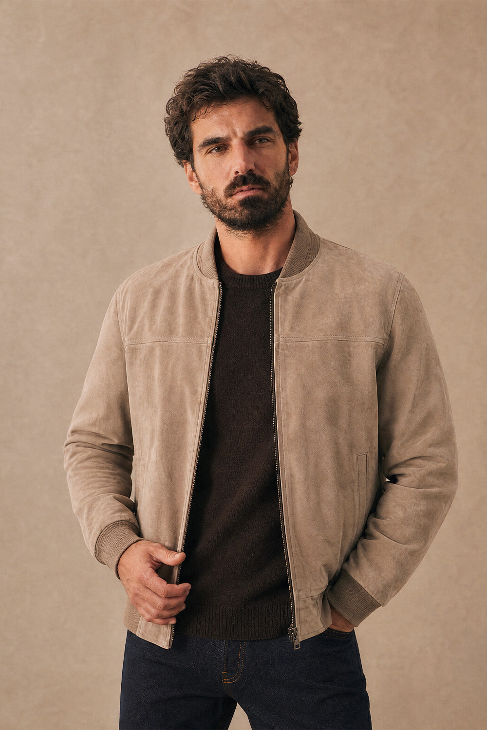 David Taupe Suede unisex Barone firenze - 5