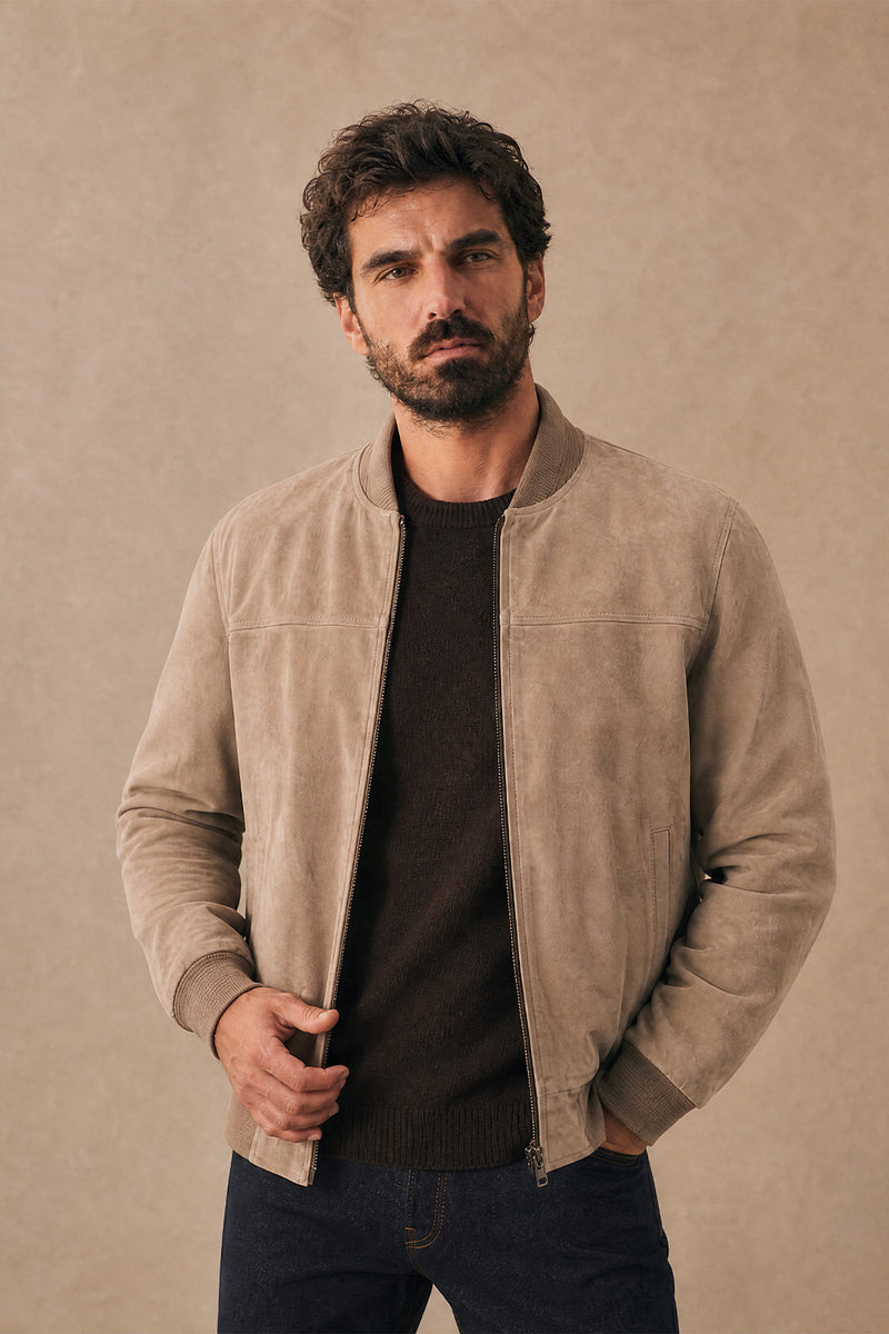 David Taupe Suede unisex Barone firenze - 5
