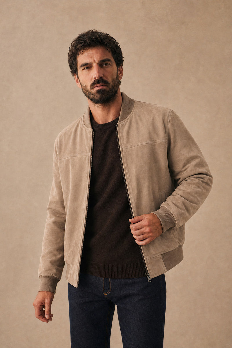David Taupe Suede unisex Barone firenze - 3