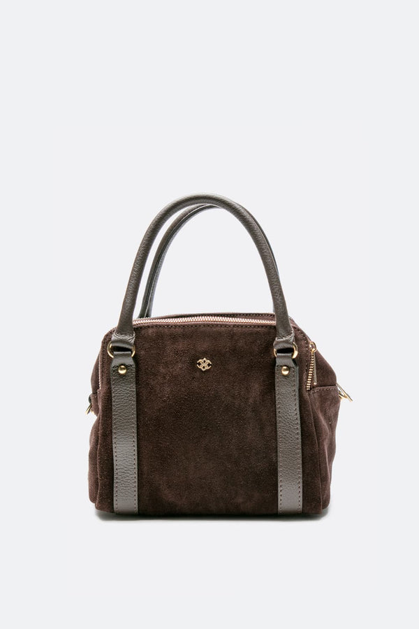 Divina Dark Brown Suede donna Barone firenze