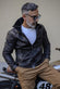 Elton Shearling Style Collar Dark Brown man Barone firenze - 4