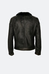 Elton Shearling Style Collar Dark Brown man Barone firenze - 10