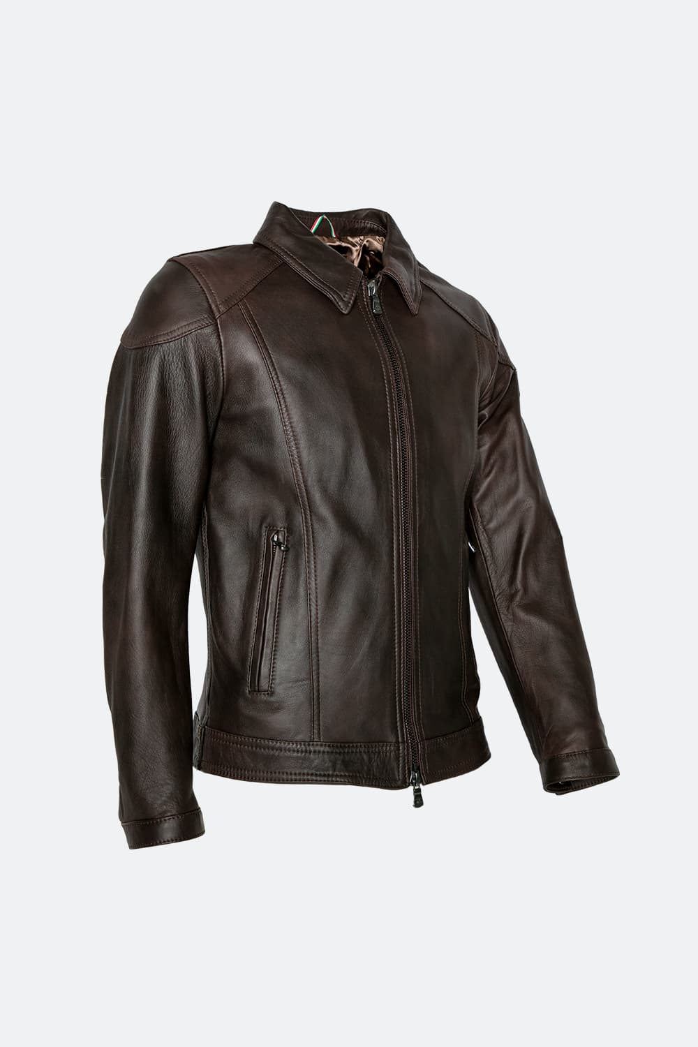 Elton Gold Collar Dark Brown man Barone firenze - 9