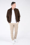 Enrico Dark Brown Suede man Barone firenze - 7