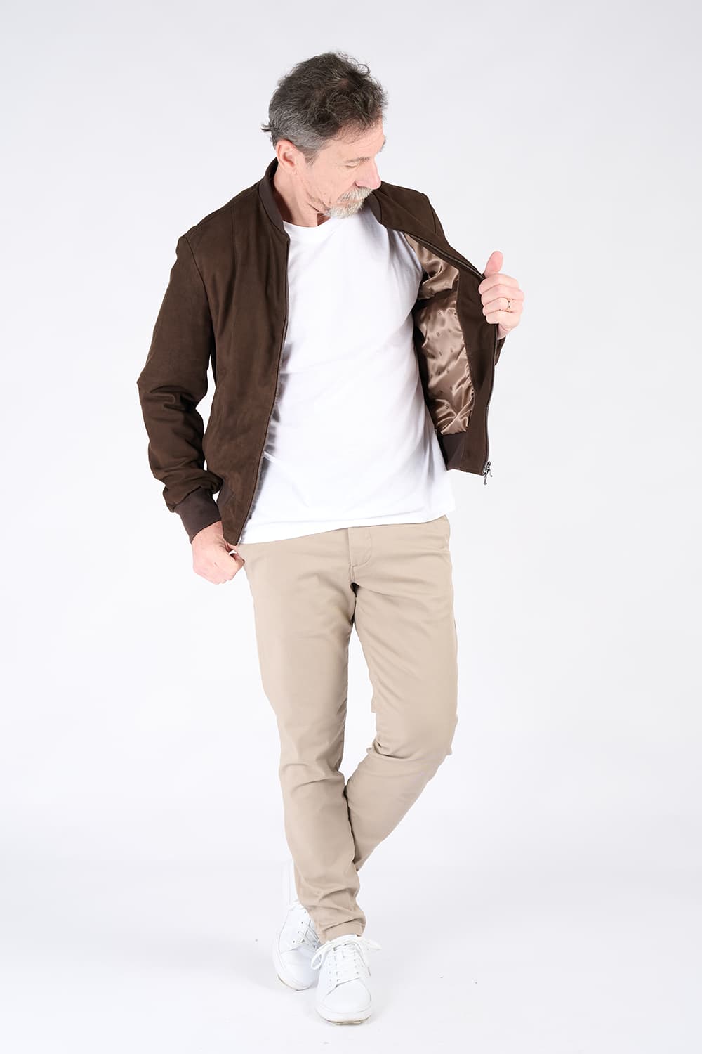 Enrico Dark Brown Suede man Barone firenze - 10
