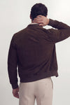 Enrico Dark Brown Suede man Barone firenze - 12