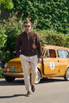 Enrico Dark Brown Suede man Barone firenze - 8