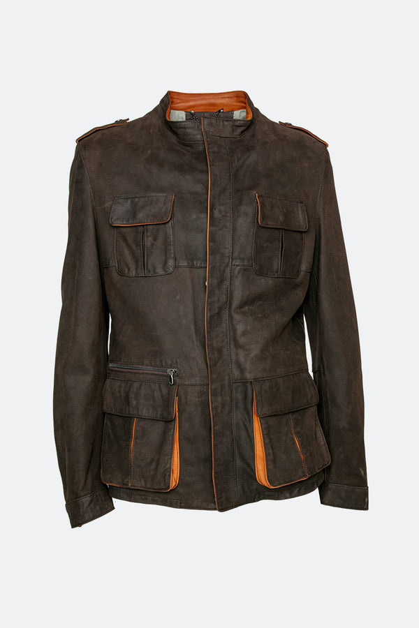 Francesco Oiled Saharan Dark Brown uomo Barone firenze