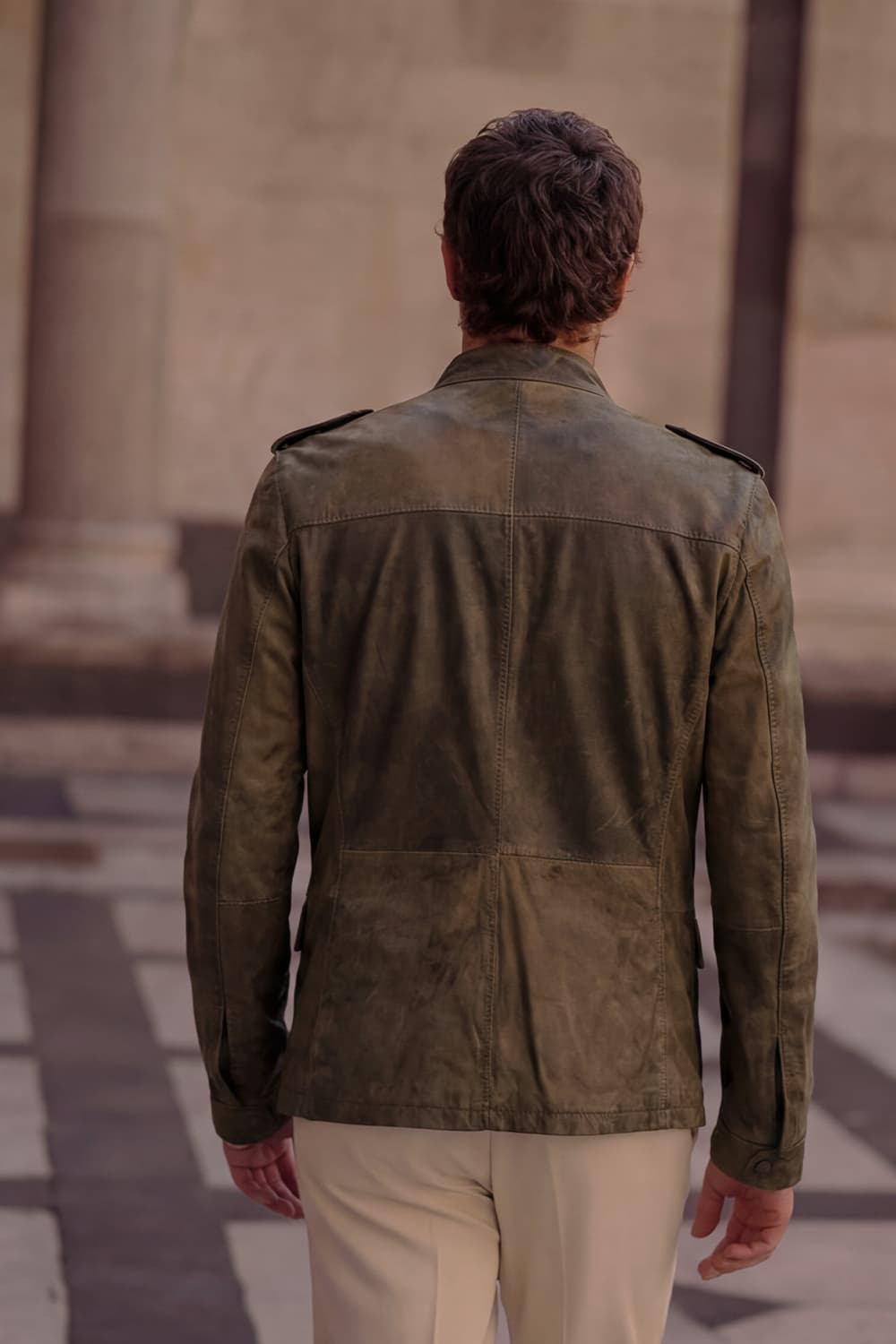 Francesco Oiled Saharan Dark Brown man Barone firenze - 9