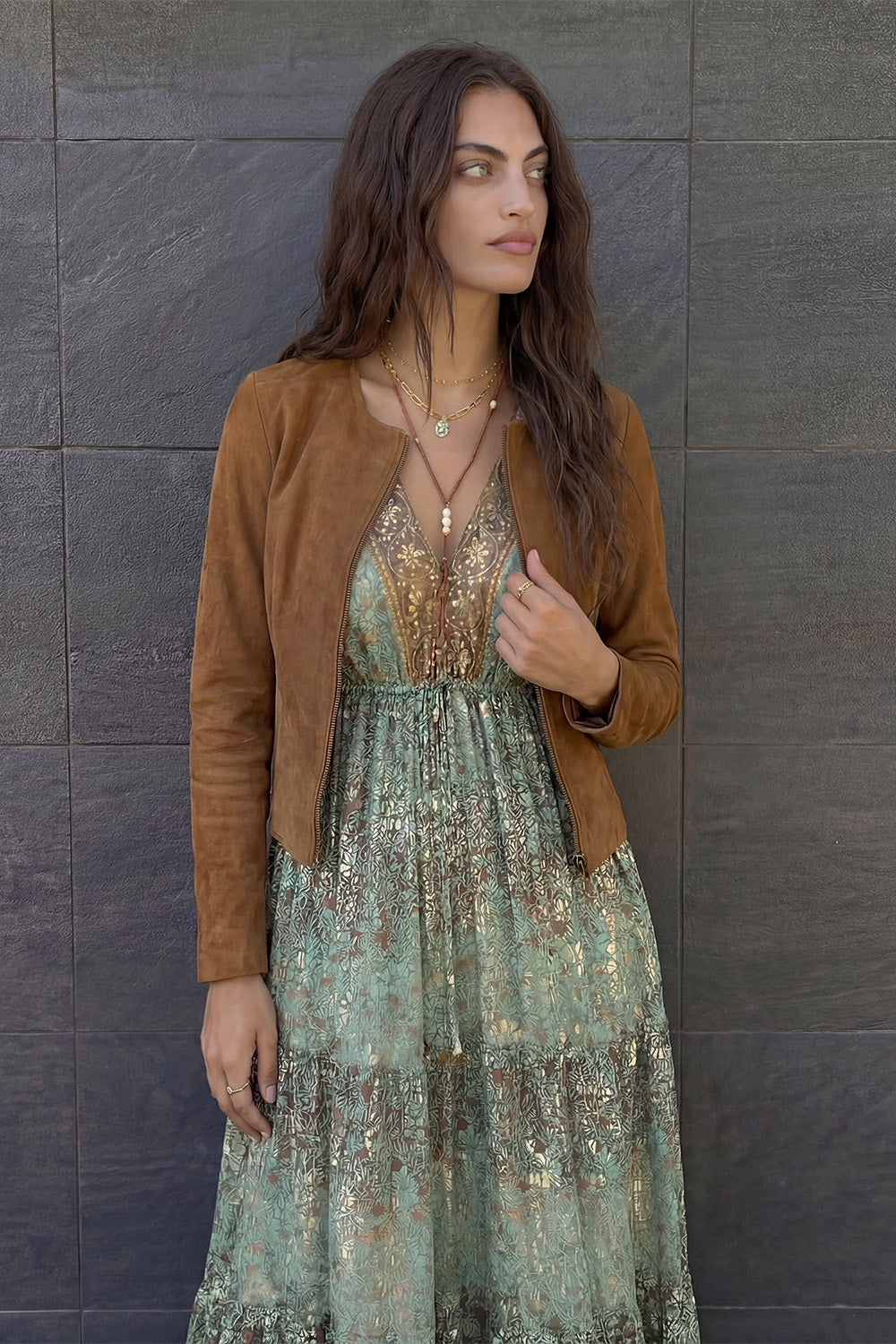 Ire Short Suede Unlined woman Barone firenze - 3