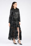 Long Leaves Jacket with Zip woman Barone firenze - 3