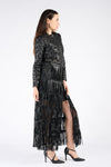 Long Leaves Jacket with Zip woman Barone firenze - 4