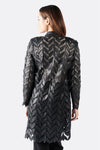 Long Leaves Jacket with Zip woman Barone firenze - 3