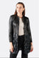 Fringe, Studs and Zip Jacket woman Barone firenze - 4