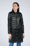 Long Leaves Jacket with Zip woman Barone firenze - 1