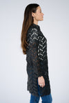 Long Leaves Jacket with Zip woman Barone firenze - 4