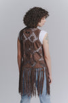 Gilet Macramè Testa di Moro woman Barone firenze - 2