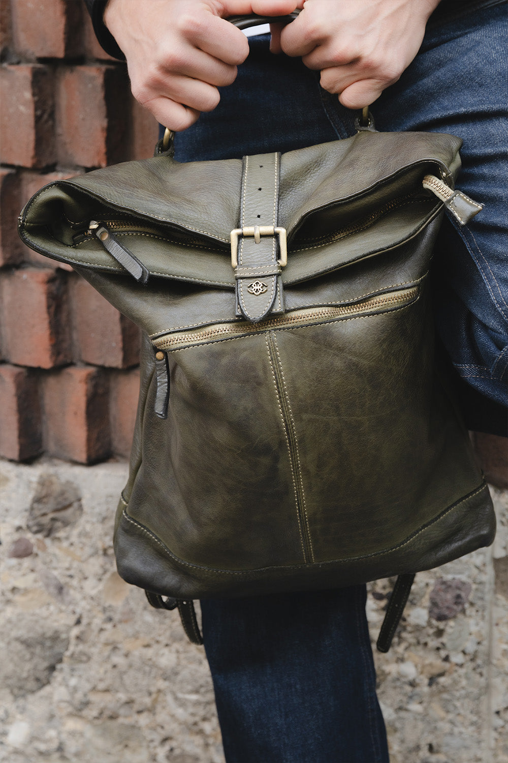 Grosseto Green Backpack unisex Barone firenze - 4