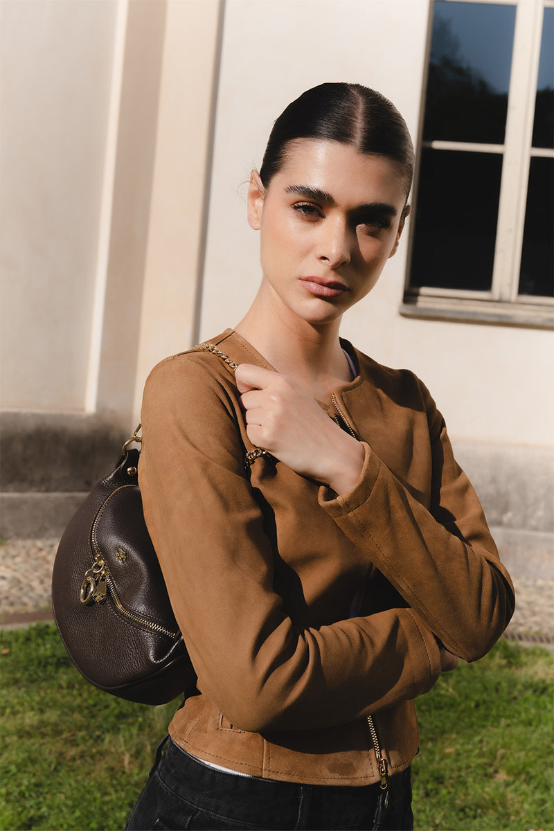 Ire Short Suede Unlined woman Barone firenze - 6