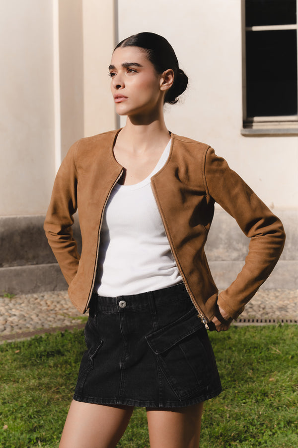 Ire Corto Suede woman Barone firenze