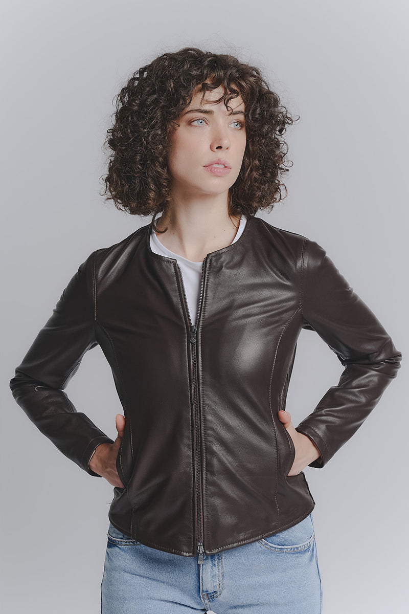 Irene Dark Brown Long woman Barone firenze - 1