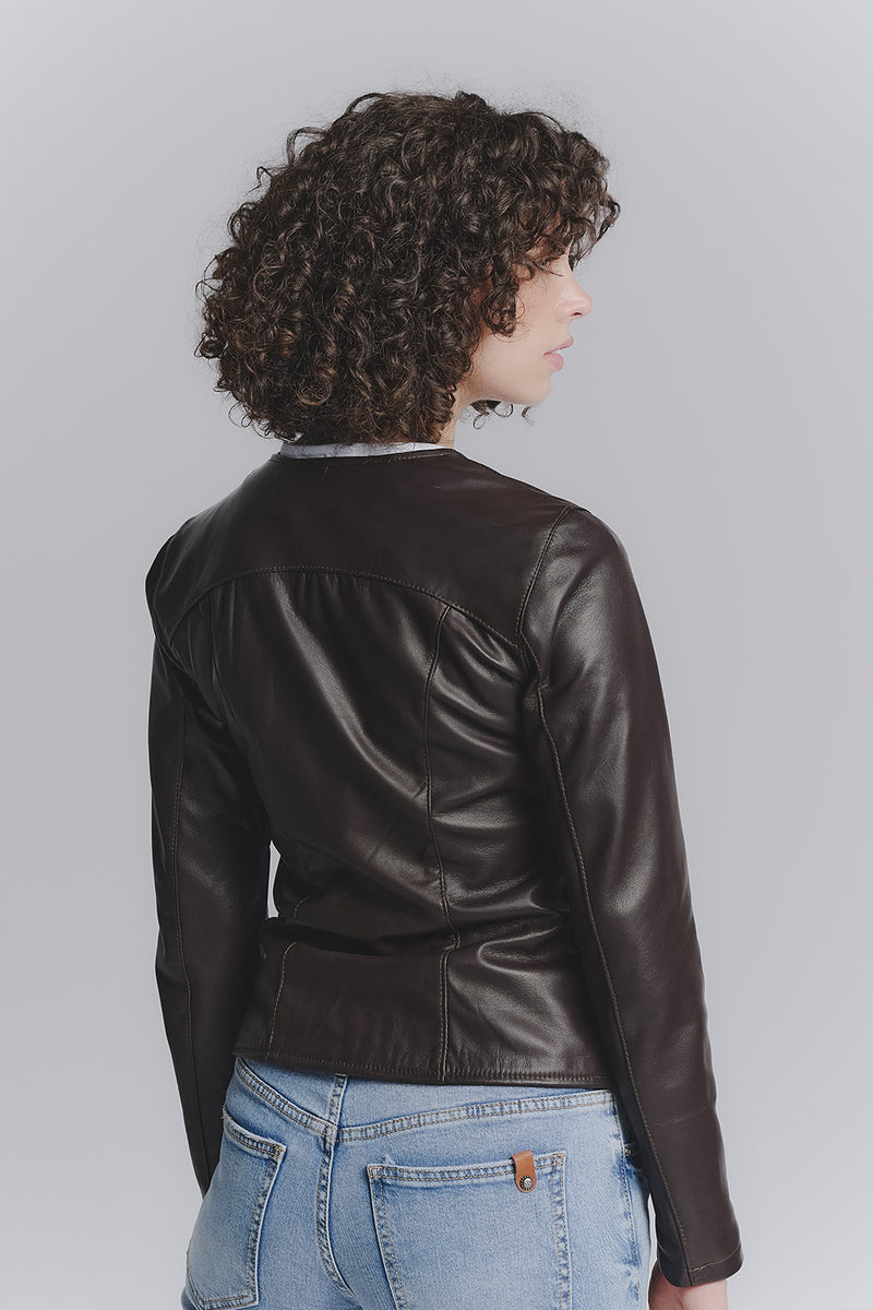 Irene Dark Brown Long woman Barone firenze - 8