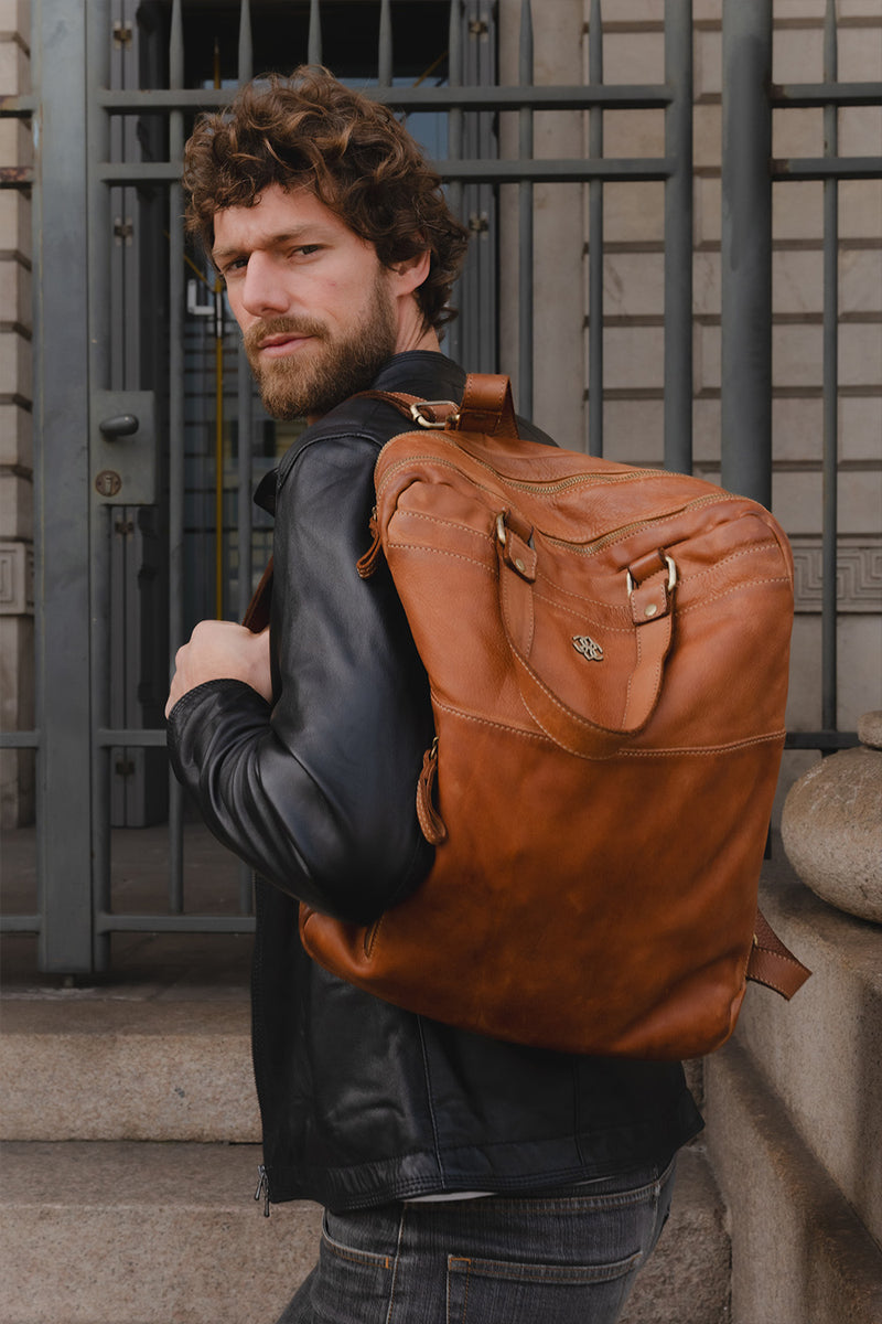 Bolgheri Cuoio Backpack unisex Barone firenze - 2