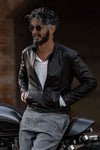 Massi Jacket Dark Brown man Barone firenze - 5