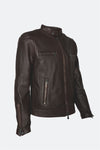 Michele Leather Jacket with Stitching man Barone firenze - 6