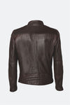Michele Leather Jacket with Stitching man Barone firenze - 8