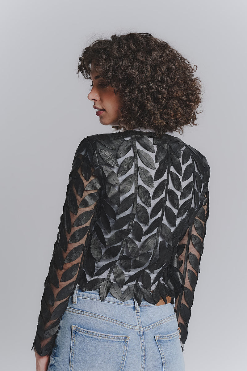 Giacca Minerva Corto woman Barone firenze - 1