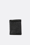 Black Mini Wallet  Barone firenze - 1