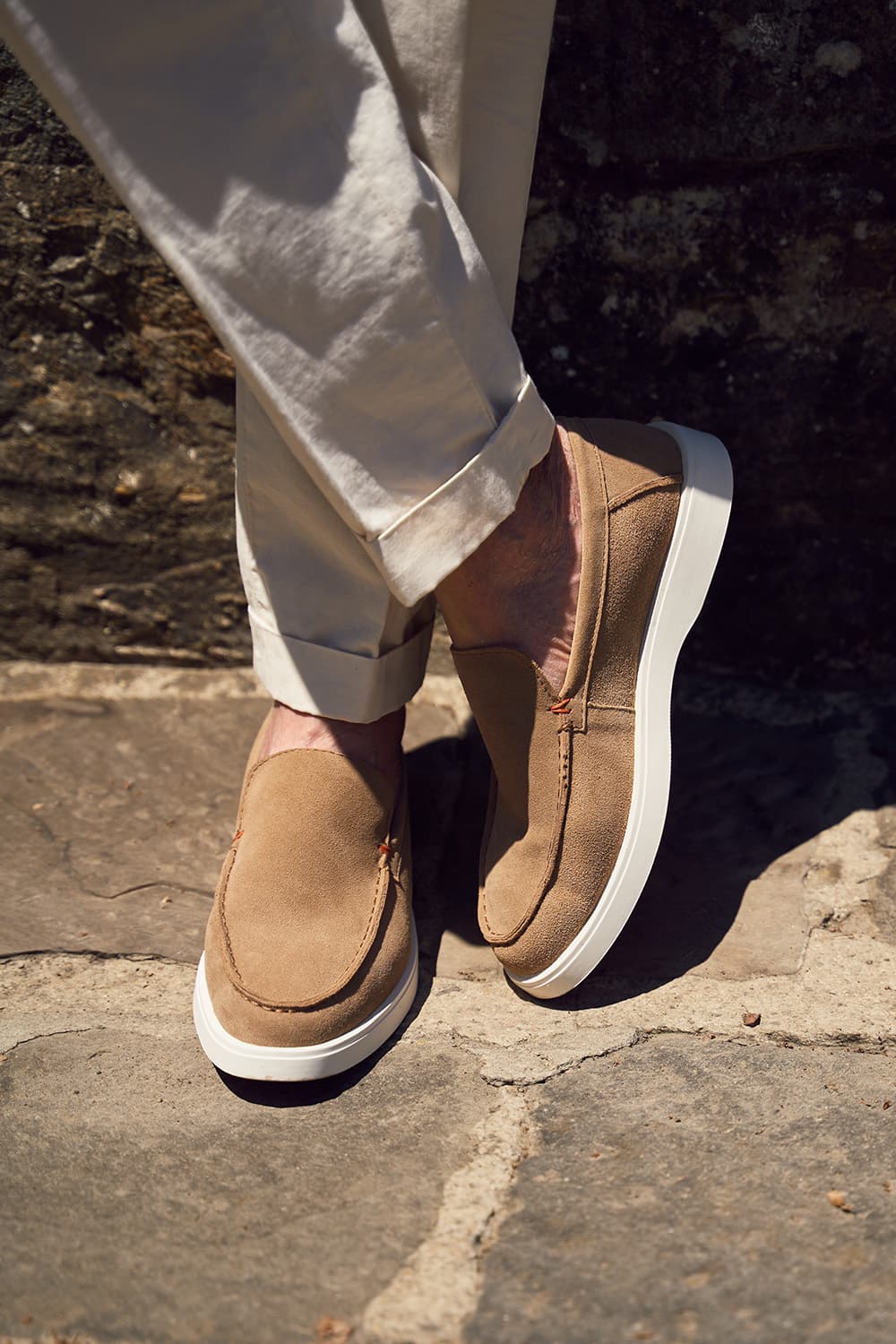 Men’s Suede Loafers man Barone firenze - 1