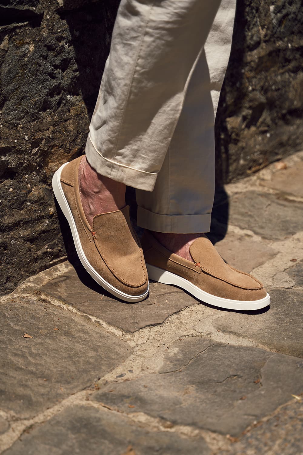 Men’s Suede Loafers man Barone firenze - 6