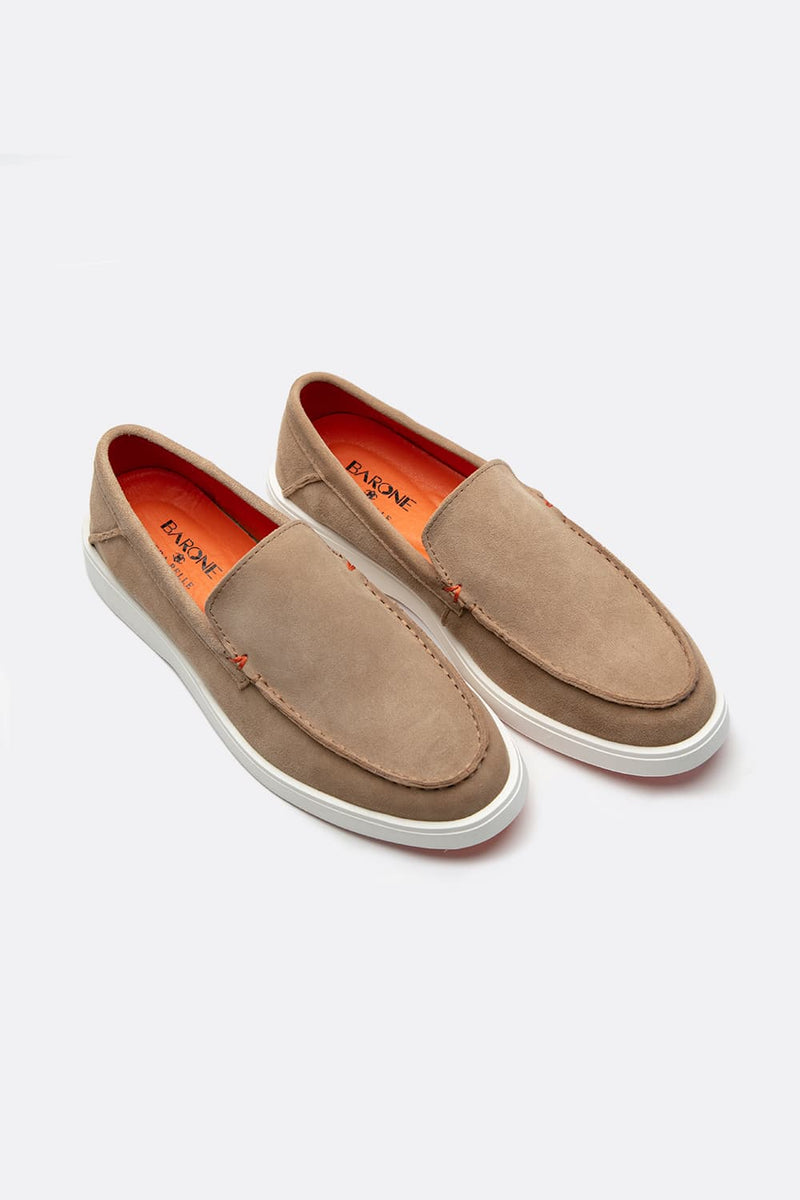 Men’s Suede Loafers man Barone firenze - 5