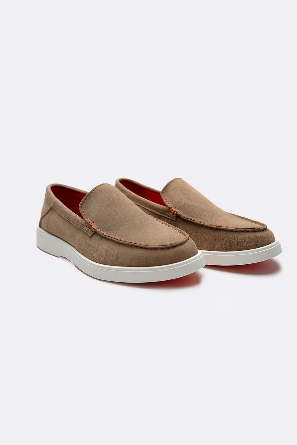 Men’s Suede Loafers man Barone firenze - 2