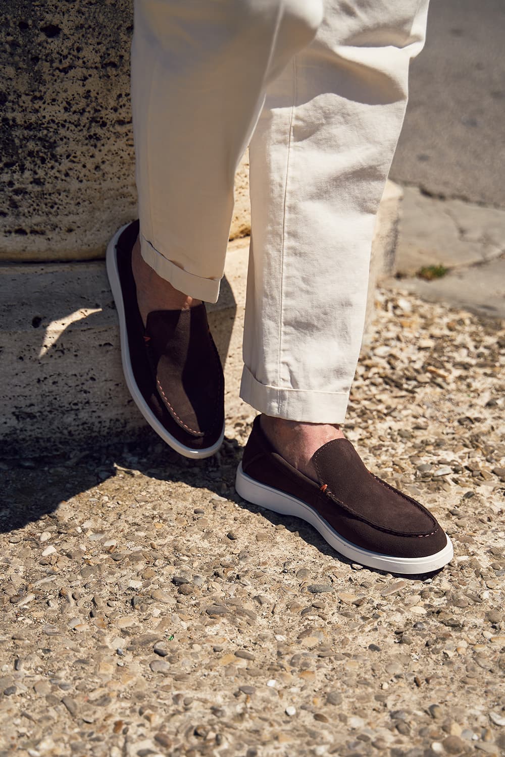 Men’s Suede Loafers man Barone firenze - 1