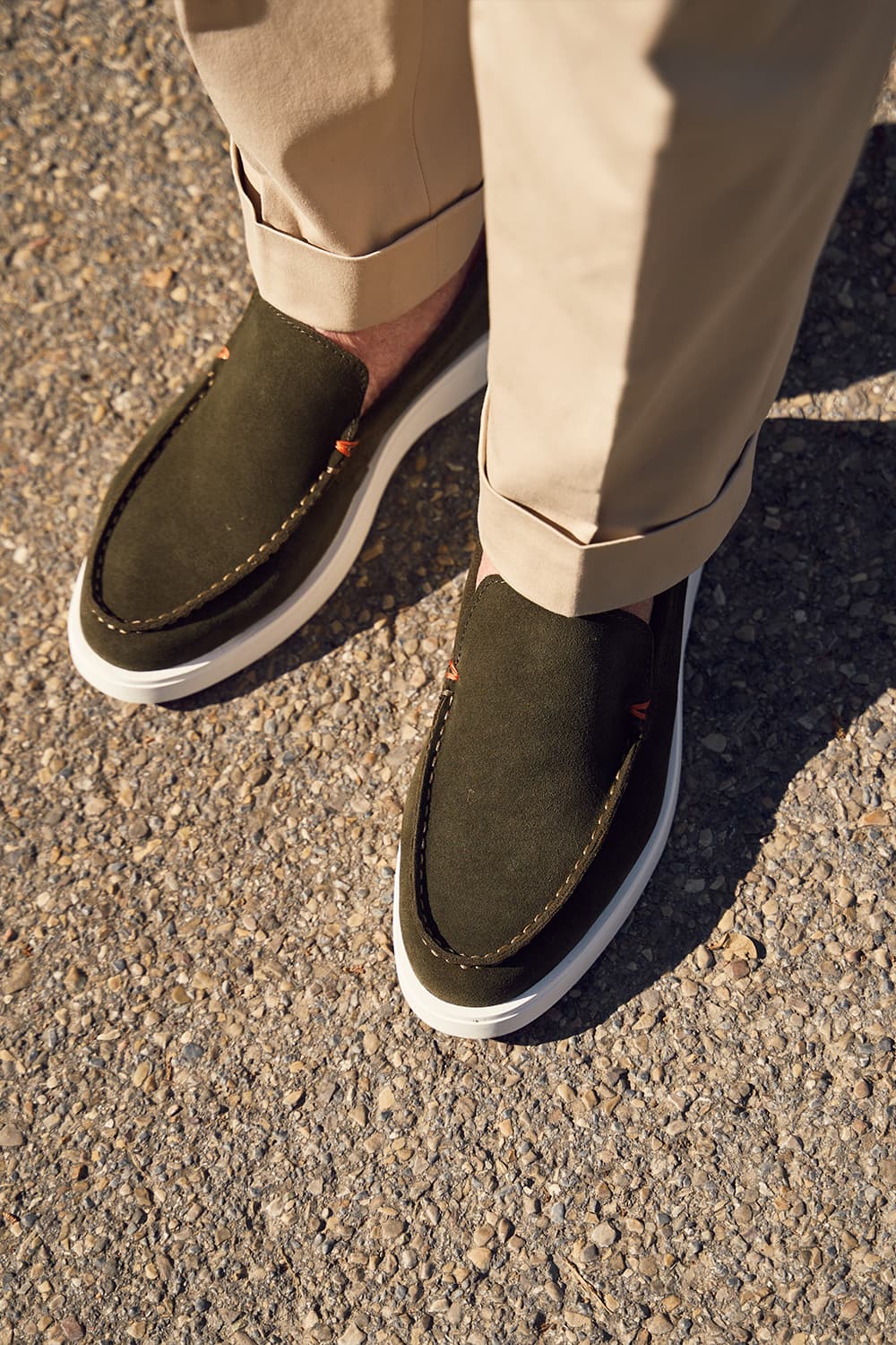 Men’s Suede Loafers man Barone firenze - 1
