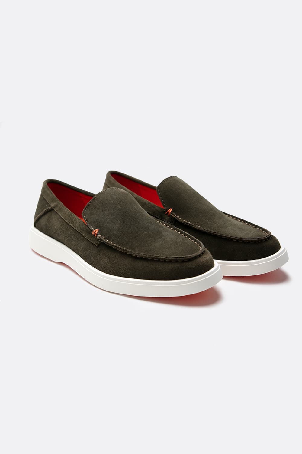 Men’s Suede Loafers man Barone firenze - 2