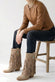 Nomade Suede Boots in Beige woman Barone firenze - 4