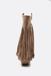 Nomade Suede Boots in Beige woman Barone firenze - 8